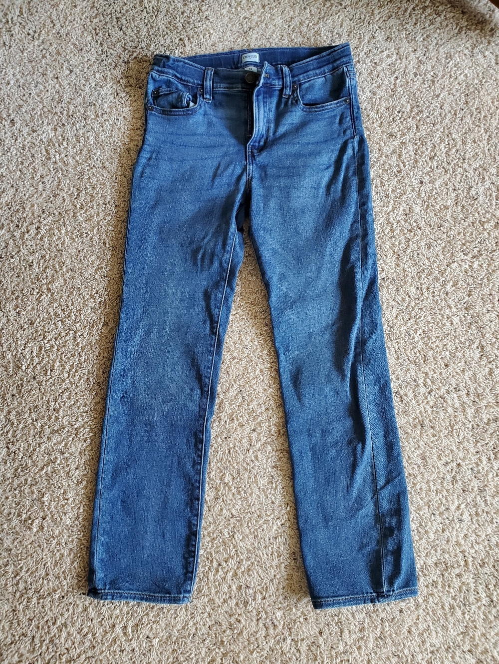 Girls Crewcuts Dark Blue Straight Leg Jeans